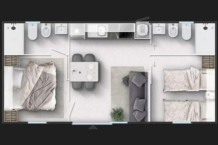 Premium Mobile Home In ノヴァリャ エクステリア 写真
